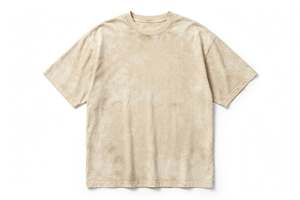 Heavyweight Washed Oversized <b>Men</b> T-<b>Shirt</b> Cotton Blend O-Neck Short Sleeve <b>Silk</b> Screen Printed Custom Front Logo Eco-Friendly - Product Image 5