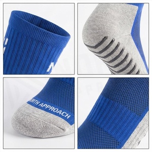 North Approach Crew Athletic <b>Socks</b> Blue Geometric Pattern Breathable <b>Running</b> <b>Socks</b> for Adults Summer Season - Product Image 4