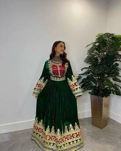 Ropa Tradicional Hecha a Mano, Vestido Afgano de Alta Calidad, el Mejor Material, Vestidos Vintage Afganos para Mujer, Vestidos de Novia - Product Image 2