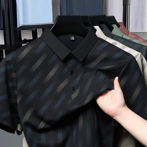Camisa de Manga Corta para Hombre, Estilo Casual de Negocios, Color Sólido, a la Moda, Transpirable, Cómoda, de Secado Rápido y Antiarrugas, Nueva Colección 2026 - Product Image 3