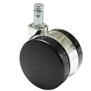 Roulettes chromées pivotantes de 60mm au design moderne pour armoires et étagères en plastique pour hôpital, école, salon, hôtel et atelier - Product Image 6