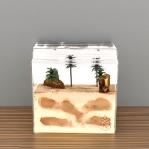 รังมดอะคริลิคขนาดกลาง ยี่ห้อ Ant Empire Egypt เป็นมิตรกับสิ่งแวดล้อม ทนทาน ปิดด้วยกระดุม ใช้ภายในอาคาร ดีไซน์ด้านเดียว ใช้ได้ทุกฤดู - Product Image 1