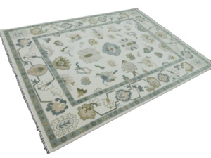 ชุดพรมสำหรับห้องนั่งเล่นสไตล์วินเทจแบบโบราณสีน้ำเงินหรูหรางานตามสั่ง - Product Image 6