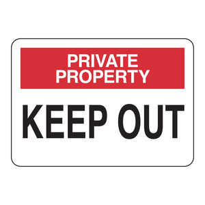 Panneau de signalisation d'interdiction d'entrée sur terrain privé - Aire restreinte intérieure et extérieure - Avertissement de sécurité - Product Image 2
