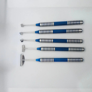 Kit de brossage dentaire ergonomique en acier inoxydable de haute qualité pour instruments de pont osseux, outils d'implantation, ensemble de 5 pièces réutilisables, manuel - Product Image 2