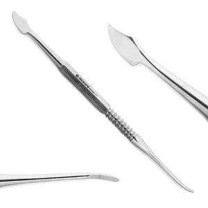 Juego de 5 Espátulas Manuales de Acero Inoxidable para Laboratorio Dental, para Cera y Modelado, Zahle Beale Lecron, Espátula para Alginato y Yeso - Product Image 2