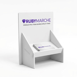 Expositor de Suelo de PVC Premium, Personalizable, Resistente al Agua, para Promoción de Productos en Tiendas, Centros Comerciales y Supermercados - Product Image 1