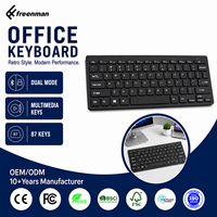 Clavier de bureau sans fil compact, tablette, ordinateur portable, PC, ordinateur, clavier multifonctionnel pas cher, personnalisé, pour le bureau et la maison