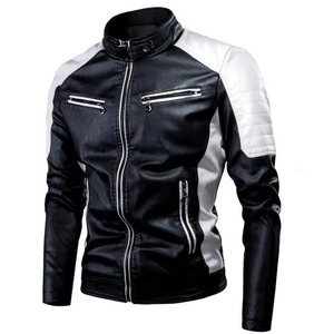 European Size Short <b>Leather</b> <b>Jacket</b> Slim Fit Thin <b>Leather</b> <b>Jacket</b> Motorcycle Wear Casual Large Size - Product Image 1