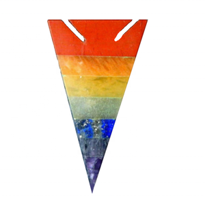 Haute qualité 7 Chakra sculpté pointe de flèche pierre naturelle pierre précieuse pour la guérison Agate cristal grossiste - Product Image 1