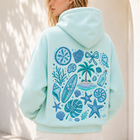 Sweat-shirt à capuche surdimensionné décontracté pour femmes grandes tailles, avec broderie 3D en relief et logo brodé personnalisé
