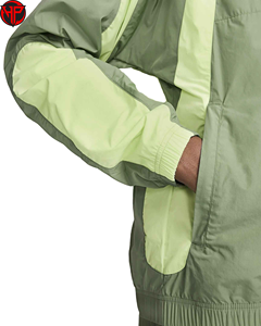 Conjunto de Chaqueta Deportiva Color Block para Hombre, Chaqueta Cortavientos Ligera con Cierre, Traje Deportivo de Nailon para Correr y Entrenar - Product Image 4