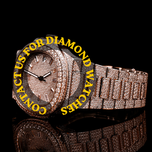 Montre-bracelet de luxe personnalisée pour homme, style Hip Hop, entièrement sertie de diamants Moissanite, boîtier carré, tendance et élégante - Product Image 4