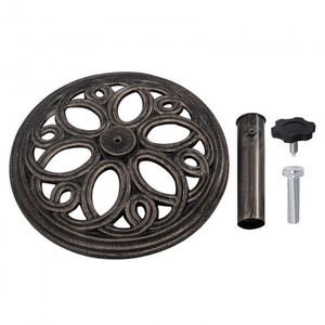Base per Ombrellone da Giardino Rotondo per Esterni Resistente, per Ombrelloni e Basi da Patio - Product Image 2