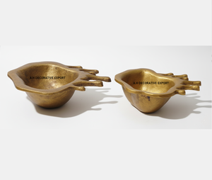 Bols décoratifs en aluminium écologiques, taille personnalisable, effet éclaboussures, forme fluide organique, plateaux de centre de table pour la décoration intérieure moderne - Product Image 3