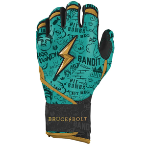 High-Quality 100% Cabretta Leather Baseball Batting Gloves 0.9mm Custom Logo <b>Snap</b> Closure Professional Grade - Product Image 2