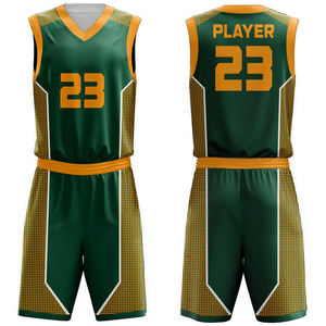 Vêtements de sport personnalisés en gros à séchage rapide, maillot de basket à col en V pour équipe, design par sublimation, ensemble de maillots de basket - Product Image 6