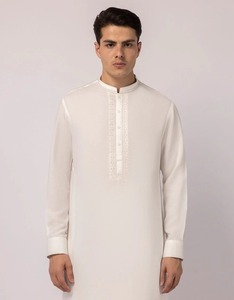 Elegante Shalwar Kameez Tradicional Indio de Algodón de Alta Calidad para Hombre |   Ropa para Fiestas y Eventos de Boda Sin Arrugas - Product Image 2