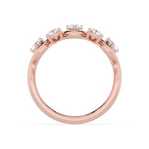 Anillo de diamante cultivado en laboratorio, con diamante en forma de pera, solitario, de diseño elegante para mujer, disponible en oro rosa, oro amarillo y oro blanco. - Product Image 3
