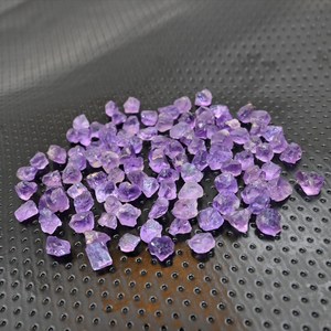 Hand Picked <b>Raw</b> 6-8MM <b>Amethyst</b> Crystal Dark Purple Stone Rough Large Healing A Grade Crystals Specimen For Jewelry Making - Product Image 4