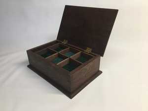 Minimalist Wooden Jewelry Box Rectangular Solid Wood <b>Storage</b> Box For Bedroom Neatening Single Tier Lacquer Finish box - Product Image 6