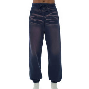 Pantalones Deportivos de Alta Calidad al por Mayor, Pantalones de Chándal Oversize Vintage con Lavado Ácido para Hombres, Ideales para Correr y Universidad - Product Image 1