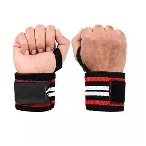 Muñequeras Deportivas Personalizadas al por Mayor con Logotipo, Precio de Fábrica, Ajustables, para Levantamiento de Pesas, Soporte para Manos y Muñecas - Product Image 2