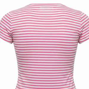 Robe décontractée en coton rayé pour filles Jack and Jill, manches courtes, mode estivale pour enfants, confortable et douce, vêtements pour jeunes - Product Image 5