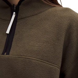 Fleece Hooded <b>Balloon</b> Sleeve Pullover Hoodie Womens Soft Thermo Insulated Winter Casual Party Tops Bulk Wholesale Supplier - Product Image 4