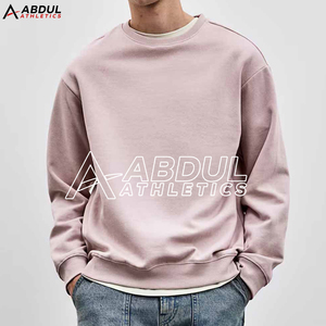 เสื้อสเวตเชิ้ตผู้ชายผ้าคอตตอนผสม คอกลม แขนยาว เหมาะสำหรับใส่ลำลองในฤดูหนาว สไตล์สตรีทแวร์ - Product Image 2