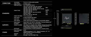 Tarjeta Capturadora de Video HDMI PCIE de 4 <span class=keywords><strong>Canales</strong></span> AVMATRIX VC42, 1080p60 Sin Comprimir YUY2 2.5GB/s para Transmisión en Vivo OBS VMix - Product Image 4