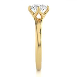 Indian Manufacturer's Handmade Adjustable <b>Pure</b> Gold Ring with Real Diamond Amazing Design for Weddings - Product Image 5