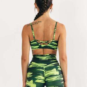 Sujetador deportivo de yoga de alto impacto para mujer 2025 al por mayor, sexy, con estampado por sublimación, talla grande, ajustable, transpirable, ligero y sencillo - Product Image 3