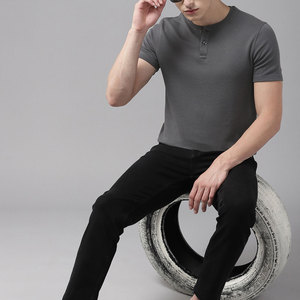 Custom Trendy Wear 2026 Market Selling Article <b>Waffle</b> T <b>Shirt</b> Pakistan Manufacturer Made Plain Look <b>Waffle</b> T <b>Shirt</b> - Product Image 3