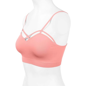 Soutien-gorge de sport minimaliste pour femme – Tissu doux au toucher, respirant, idéal pour le yoga, l'entraînement et les tenues décontractées - Product Image 3