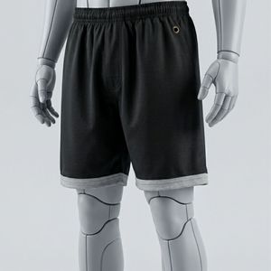 Shorts de sport pour hommes personnalisés, respirants, en polyester, pour l'entraînement, la course à pied, fournisseur OEM - Product Image 1