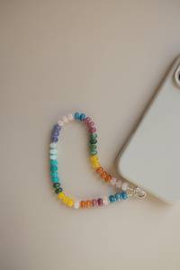 <b>Candy</b> Spectrum Charm Color wave Aesthetic Pastel Orbit Jewelry Dream Rainbow Strap Jellybean Glow Beads Happycore Charm - Product Image 2
