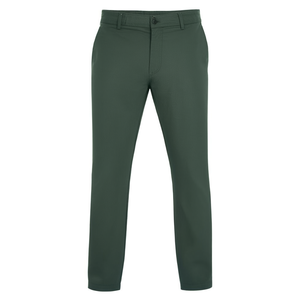 Pantalones Chinos de Hombre de Alta Calidad, Mezcla de Algodón y Elastano, Tela Oxford, Corte Recto, Estilo Casual Elegante, Efecto Arrugado, Cintura Alta, Cierre de Botones - Product Image 3