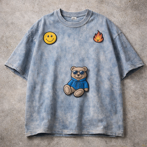 Sweat à capuche zippé pour homme, en polyester/coton épais, col rond, coupe oversize, épaules tombantes, respirant, séchage rapide - Product Image 1