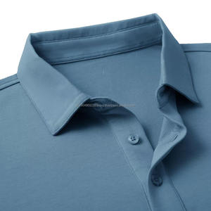 Polo de última moda para hombre, transpirable, de secado rápido, antiarrugas, antibolitas, antiencogimiento, ecológico. - Product Image 6