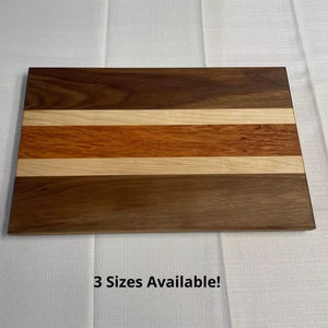 Grande planche à découper en bois à grain de bois de 20x15x1,5 pouces avec pieds en caoutchouc, bloc de boucher, planche de cuisine facile à utiliser - Product Image 1