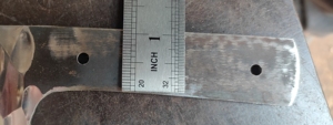 Couteau en acier forgé à la main personnalisé avec manche en bois, lame en forme de pied de mouton, pour le camping et les activités de plein air - Product Image 5