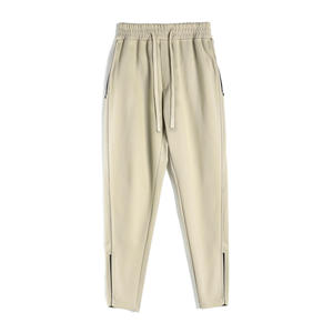 Mens Performance Jogger Pants Tapered <b>Training</b> <b>Trousers</b> Elastic Drawstring Waist Ankle Cuffs Side Pocket Gym Pants 100% Cotton - Product Image 4
