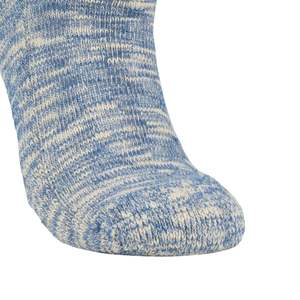 Paire de chaussettes courtes bleu clair mélangé en coton biologique durable, résistantes aux odeurs, douces au toucher, pour l'été et le quotidien - Product Image 4