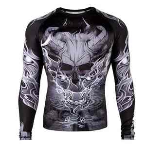 Rashguard pour homme de qualité supérieure, manches longues, vêtements de fitness et d'entraînement, avec un design moderne et respirant - Product Image 1