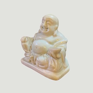 Figurine de Bouddha en onyx sculptée à la main avec sculpture en relief, Bouddha rieur, sculpture en pierre pour la décoration de la maison - Product Image 4