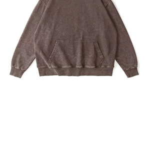Sweat-shirt à capuche noir surdimensionné avec logo personnalisé, en molleton de coton, style streetwear pour hommes, fabricant OEM - Product Image 2