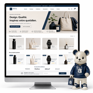 การพัฒนาเว็บไซต์อีคอมเมิร์ซ Shopify สำหรับแบรนด์ออนไลน์พร้อมการแปลงผู้ซื้อให้ซื้อสินค้าด้วยระบบ AI และการเติบโตอย่างยั่งยืน - Product Image 1