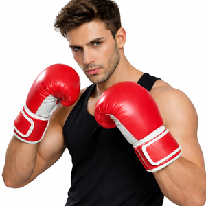 Guantes de Boxeo Profesionales de PU de Alta Calidad para Entrenamiento y Combate, Guantes de Artes Marciales para Niños de 16 oz, Nueva Llegada 2026 - Product Image 1