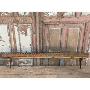 Estante de Pared Rústico de Teca Hecho a Mano con Soportes de Hierro - Venta al por Mayor B2B - Product Image 4